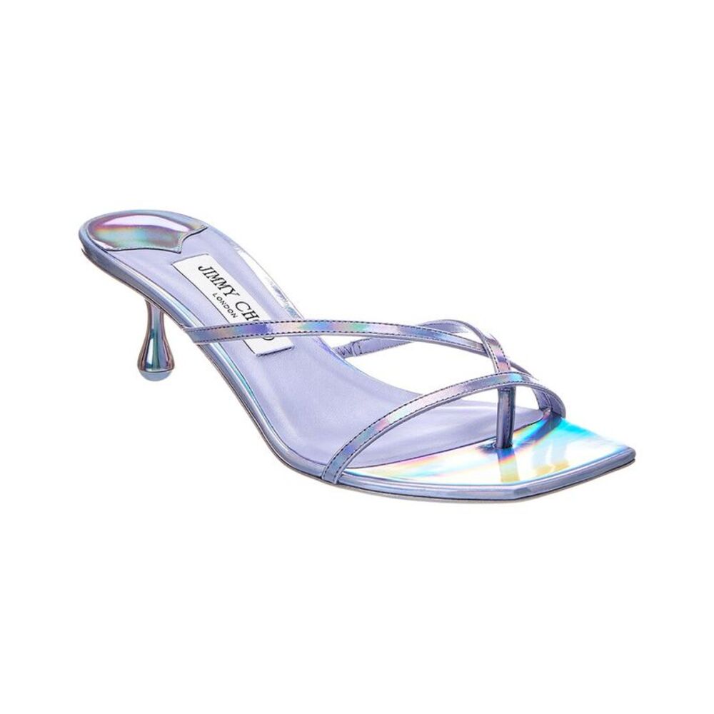 Jimmy Choo Etana 50 Leather Mule, Blue